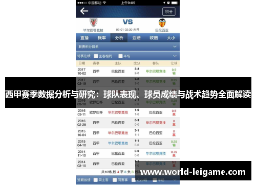 西甲赛季数据分析与研究：球队表现、球员成绩与战术趋势全面解读